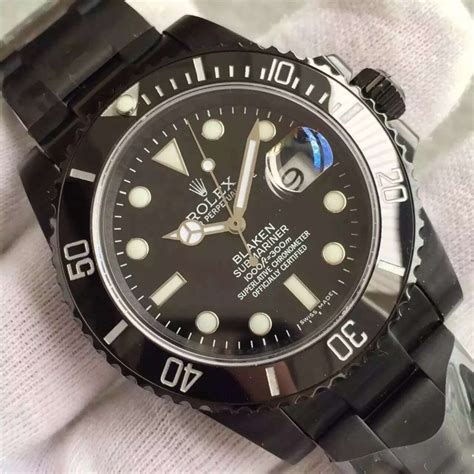 rolex submariner titanium blaken|blaken submariner dial code.